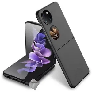 Housse etui coque rigide integrale avant arrière pour Huawei P50 Pocket - NOIR - htdmobiles pas cher