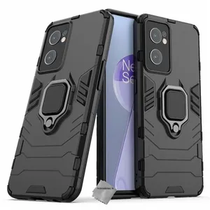 HTDMOBILES Coque rigide anti choc pour OnePlus Nord CE 2 5G + verre trempe - NOIR pas cher