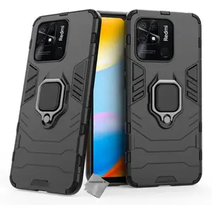 Housse etui coque rigide anti choc pour Xiaomi Redmi 10C + verre tremp...
