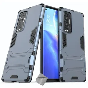 HTDMOBILES Housse etui coque rigide anti choc pour Oppo Find X3 Neo + verre tremp... pas cher