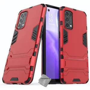 Comparateur de prix : HTDMOBILES Coque rigide anti choc pour Oppo Find X3 Lite - Realme GT Master Edition + verre trempe - ROUGE