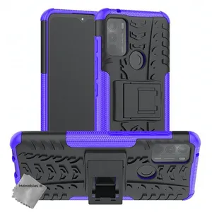 HTDMOBILES Coque rigide anti choc pour Motorola Moto G50 + verre trempe - MAUVE pas cher