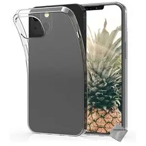 Coque pour Apple iPhone 13 / 14 - housse etui silicone gel fine + verre trempe - TRANSPARENT TPU - htdmobiles pas cher