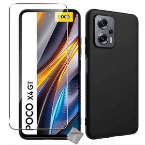 HTDMOBILES Coque pour Xiaomi Poco X4 GT 5G - housse etui silicone gel fine + verr... pas cher