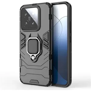 Coque pour Xiaomi 14 5G - housse etui rigide anti choc + verre trempe - NOIR - htdmobiles