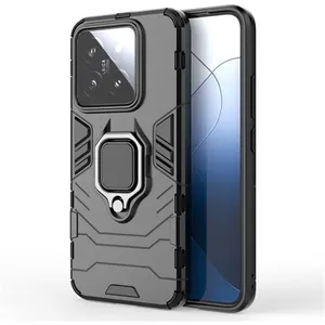 Coque pour Xiaomi 14 5G - housse etui rigide anti choc + film ecran - NOIR - htdmobiles