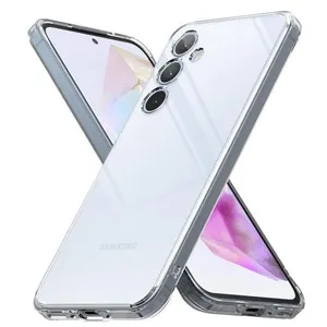Coque pour Samsung Galaxy A35 5G - housse etui silicone gel fine + film ecran - TRANSPARENT TPU - htdmobiles pas cher