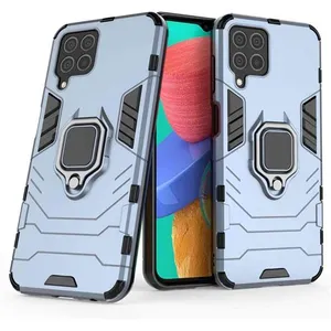 Coque pour Samsung Galaxy M33 5G - housse etui rigide anti choc + verre trempe - BLEU FONCE - htdmobiles pas cher