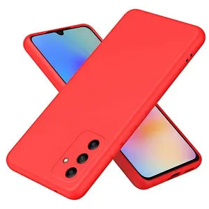 Coque pour Samsung Galaxy A05s - housse etui silicone gel fine + verre trempe - ROUGE - htdmobiles pas cher