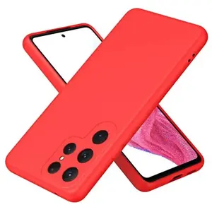 HTDMOBILES Coque pour Samsung Galaxy S24 Ultra 5G - housse etui silicone gel fine + film ecran - ROUGE pas cher