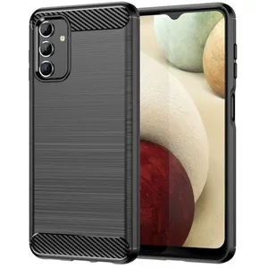 Coque pour Samsung Galaxy A13 4G / 5G - housse etui silicone gel carbone + film ecran - NOIR - htdmobiles pas cher