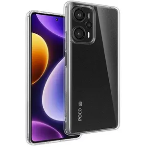 Coque pour Xiaomi Poco F5 5G / Redmi Note 12 Turbo - housse etui silicone gel fine + verre trempe - TRANSPARENT TPU - htdmobiles pas cher