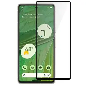 Comparateur de prix : Verre trempe pour Google Pixel 6a 5G / Pixel 7a 5G - film de protection incurve integral - NOIR - htdmobiles