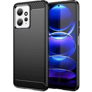 HTDMOBILES Coque pour Xiaomi Redmi Note 12 4G - housse etui silicone gel carbone ... pas cher
