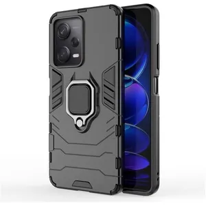 Comparateur de prix : Coque pour Xiaomi Poco X5 Pro 5G / Redmi Note 12 Pro 5G - housse etui rigide anti choc + film ecran - NOIR - htdmobiles