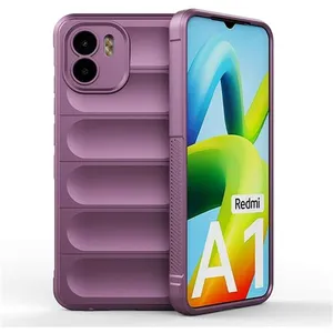 Coque pour Xiaomi Xiaomi Redmi A1 / A2 - housse etui silicone gel fine + verre trempe - MAUVE - htdmobiles pas cher