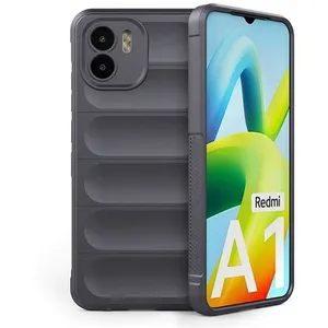Coque pour Xiaomi Xiaomi Redmi A1 / A2 - housse etui silicone gel fine + verre trempe - GRIS FONCE - htdmobiles pas cher