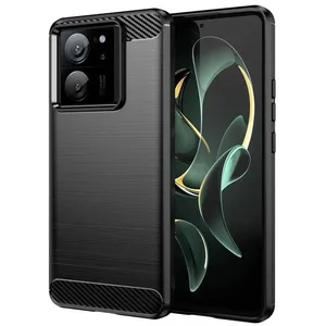 HTDMOBILES Coque pour Xiaomi 13T - 13T Pro 5G - housse etui silicone gel carbone ... pas cher