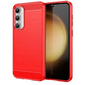 HTDMOBILES Coque pour Samsung Galaxy S23 FE 5G - housse etui silicone gel carbone... pas cher