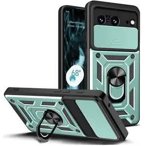 Coque pour Google Pixel 8 5G - housse etui rigide anti choc + verre trempe - VERT - htdmobiles pas cher