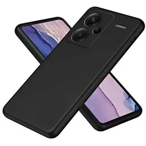 HTDMOBILES Coque pour Xiaomi Redmi Note 13 Pro+ Plus 5G - housse etui silicone gel fine + film ecran - NOIRVendu parfnac-be