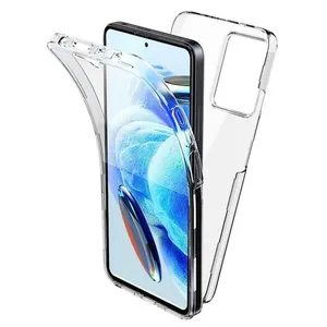 HTDMOBILES Coque pour Xiaomi Redmi Note 13 Pro 5G / Poco X6 5G - housse etui silicone gel fine 360 integrale (avant et arriere) + verre trempe