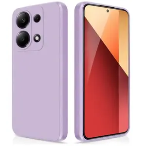 HTDMOBILES Coque pour Xiaomi Redmi Note 13 Pro 4G / Poco M6 Pro 4G - housse etui silicone gel fine + film ecran - MAUVEVendu parfnac-be