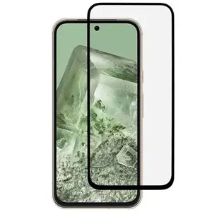 Verre trempe pour Google Pixel 8a - [Lot de 2] film de protection incurve integral - NOIR - htdmobiles pas cher