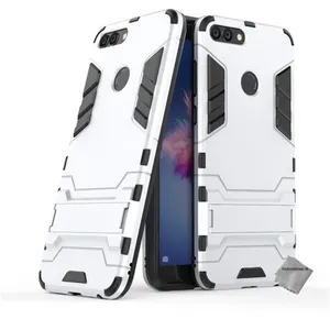 Housse etui coque rigide anti choc pour Huawei P Smart + verre trempe - ARGENT - htdmobiles pas cher