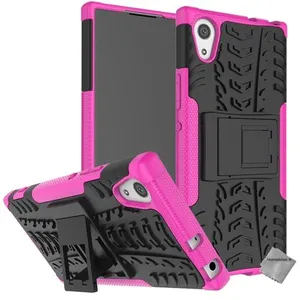 Htdmobiles Coque rigide anti choc pour Sony Xperia XA1 + film ecran - ROSE pas cher