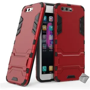 Htdmobiles Coque rigide anti choc pour Huawei Honor 9 + film ecran - ROUGE pas cher