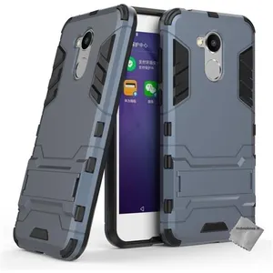 Housse etui coque rigide anti choc pour Huawei Honor 6A + film ecran - BLEU FONCE - htdmobiles pas cher