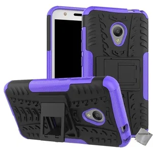 Housse etui coque rigide anti choc pour Alcatel U5 + film ecran - MAUVE - htdmobiles pas cher