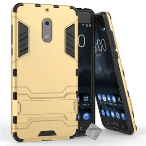 Housse etui coque rigide anti choc pour Nokia 6 + verre trempe - OR - htdmobiles