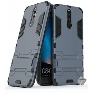 Housse etui coque rigide anti choc pour Huawei Mate 10 Lite + verre trempe - BLEU FONCE - htdmobiles pas cher
