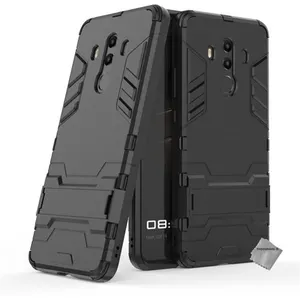 Housse etui coque rigide anti choc pour Huawei Mate 10 Pro + verre trempe - NOIR - htdmobiles pas cher