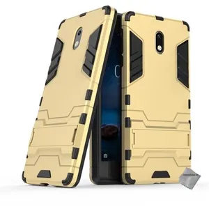 Htdmobiles Coque rigide anti choc pour Nokia 3 + film ecran - OR pas cher
