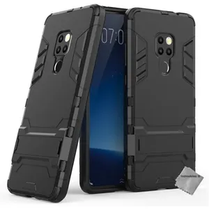 Housse etui coque rigide anti choc pour Huawei Mate 20 + verre trempe - NOIR - htdmobiles pas cher