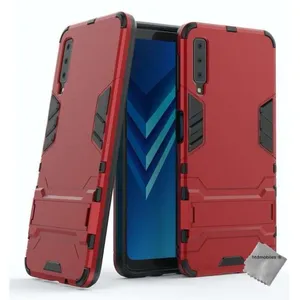 Htdmobiles Housse etui coque rigide anti choc pour Samsung Galaxy A7 (2018) + ver... pas cher