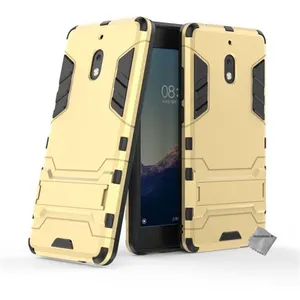 Housse etui coque rigide anti choc pour Nokia 2.1 (2018) + verre trempe - OR - htdmobiles pas cher