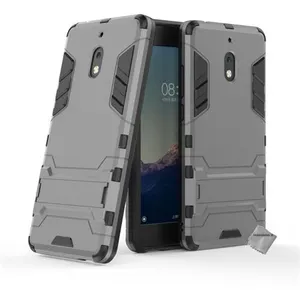 Housse etui coque rigide anti choc pour Nokia 2.1 (2018) + film ecran - GRIS - htdmobiles pas cher