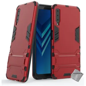 Htdmobiles Housse etui coque rigide anti choc pour Samsung Galaxy A7 (2018) + fil... pas cher