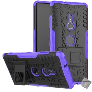 Htdmobiles Coque rigide anti choc pour Sony Xperia XZ3 + film ecran - MAUVE pas cher