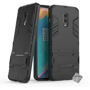 Comparateur de prix : Htdmobiles Coque rigide anti choc pour OnePlus 6T + film ecran - NOIR