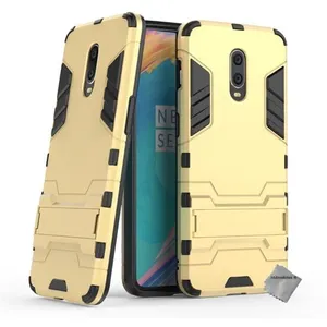 Housse etui coque rigide anti choc pour OnePlus 6T + film ecran - OR -...