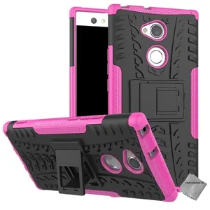Housse etui coque rigide anti choc pour Sony Xperia XA2 Ultra + film ecran - ROSE - htdmobiles pas cher