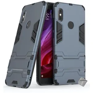 Housse etui coque rigide anti choc pour Xiaomi Redmi Note 5 + verre trempe - BLEU FONCE - htdmobiles pas cher
