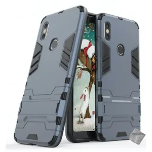 Comparateur de prix : Housse etui coque rigide anti choc pour Xiaomi Redmi S2 + film ecran - BLEU FONCE - htdmobiles