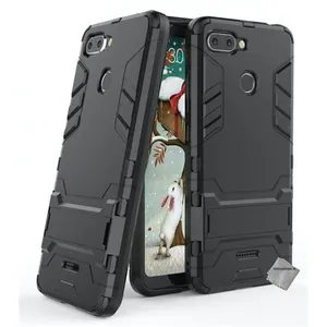 Housse etui coque rigide anti choc pour Xiaomi Redmi 6A + verre trempe - NOIR - htdmobiles pas cher
