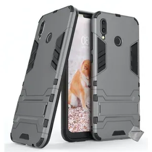 Housse etui coque rigide anti choc pour Huawei Honor Play + verre trempe - GRIS - htdmobiles pas cher